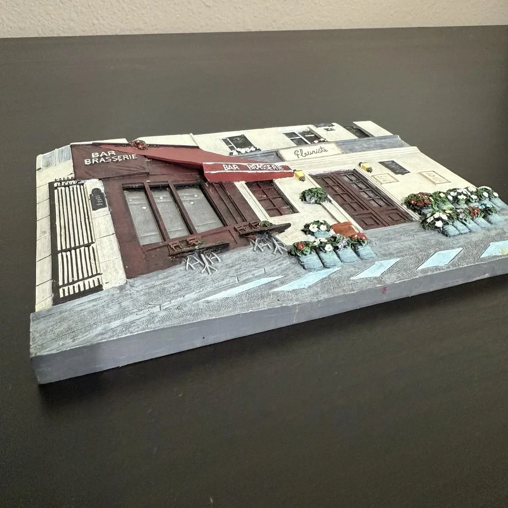 Scott Steele European Brewery & Florist 3D Wall Plaque Wall Art Textured Hanging